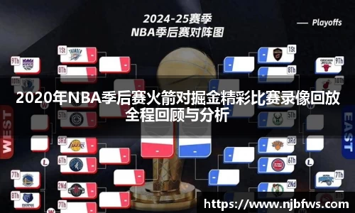 2020年NBA季后赛火箭对掘金精彩比赛录像回放全程回顾与分析